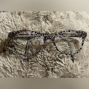 Betsey Johnson animal print eyeglasses